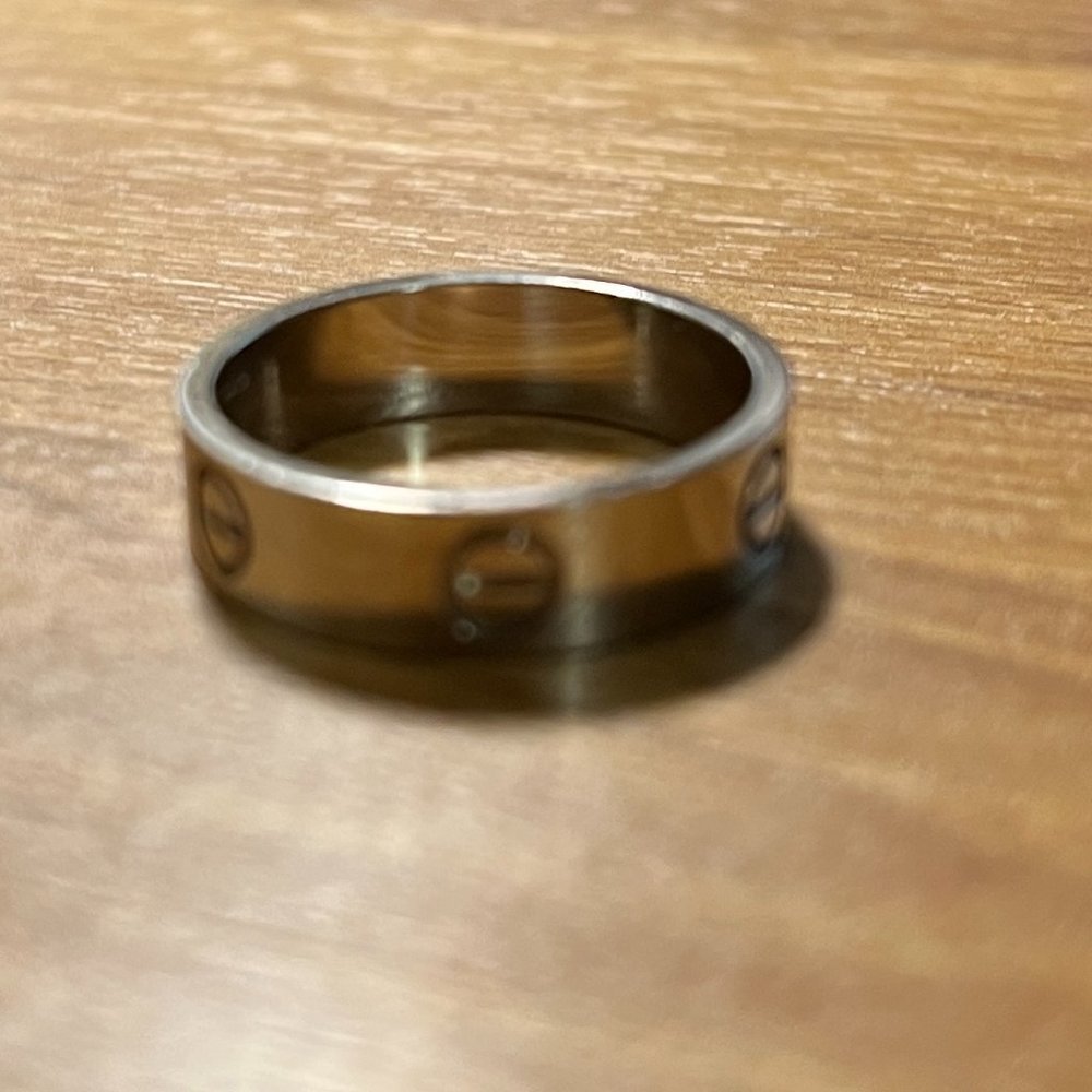 Cartier Love Ring White Gold ring Size 7